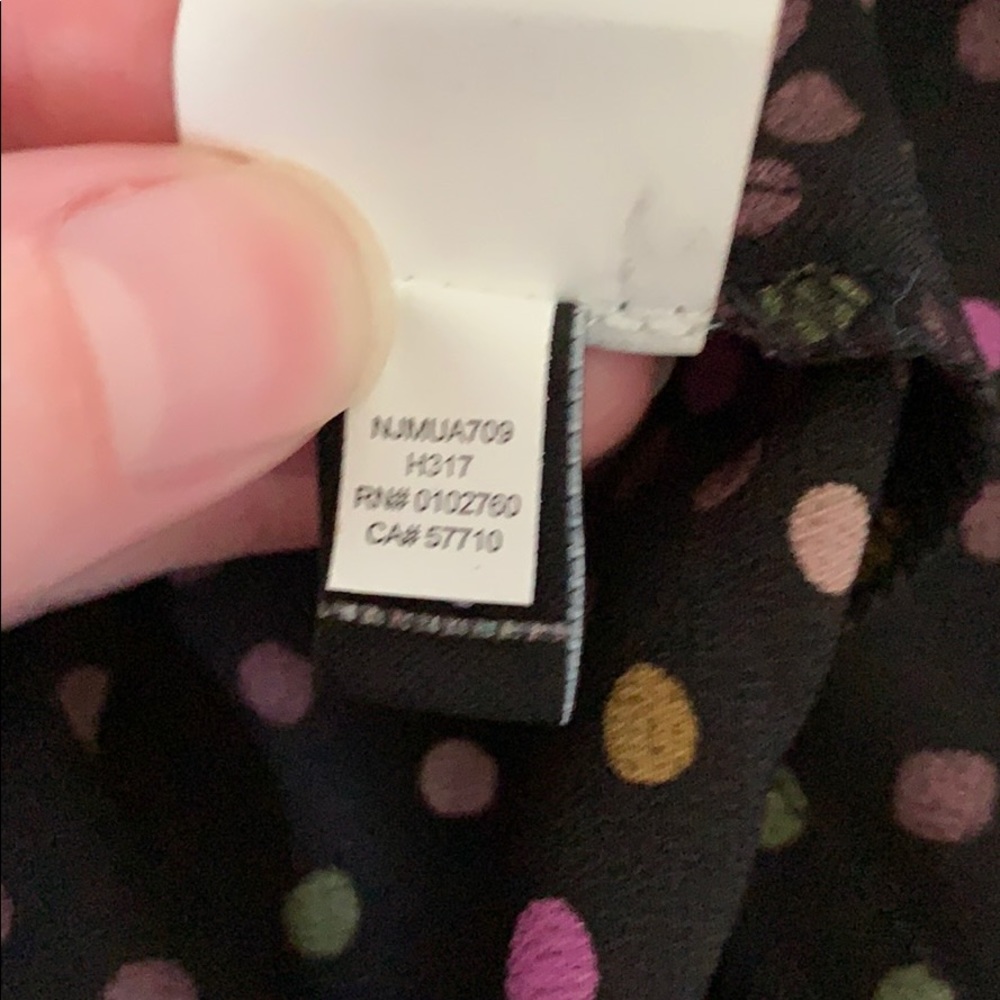 🎉HP🎉 Kate Spade disco dots wrap top - Picture 7 of 7
